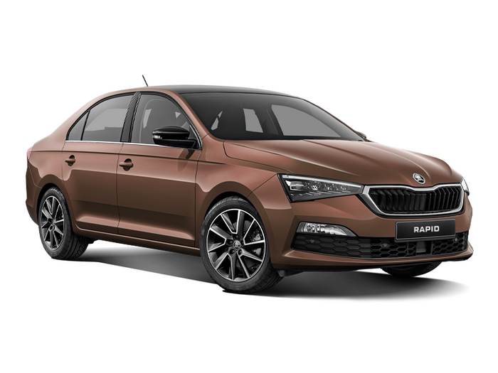 Skoda Rapid Коричневый металлик (toffee brown)